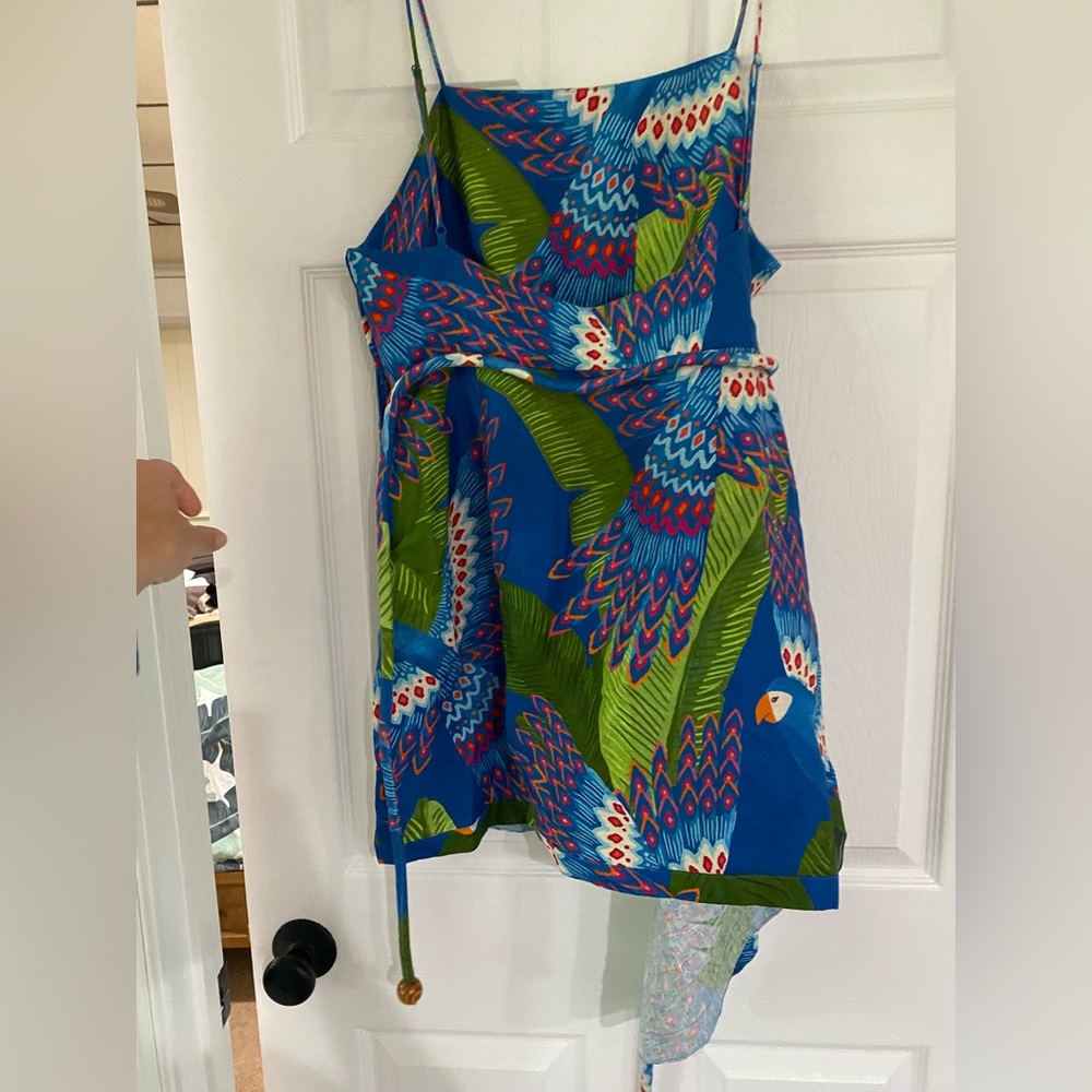 Brand new FarmRio linen mini dress